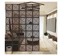 Divisorio sospeso, Pannelli divisori fai da te per schermi per soggiorno, camera da letto, cucina, ufficio, ristorante, decorazioni per la casa Pannello nero con tutti gli accessori (Colore: Nero,