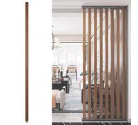 Divisorio Stanza con Listelli in Legno - Schermo per Privacy a Pavimento da Terra a Soffitto per Ingresso, Ristorante e Decorazione Ufficio -