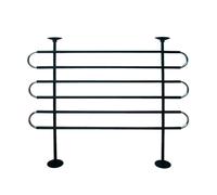 Croci Galway - Divisorio auto per cani tubolare 3 Traverse, Universale, Divisorio Auto Regolabile, Metallo Robusto, 83-140x73-122 cm