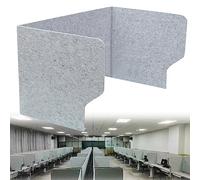 Divisorio Ufficio Scrivania per Protezione da Sputo, Barriera Divisoria | 60/80/100cm Autoportante Pannelli Isolamento Acustico, Riduce Il Rumore E Le Distrazioni Visive(800mm/32inch)