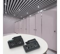 Divisorio WC Plastica Pannello di Scarico Cerniera Porta WC Pubblico Partizioni