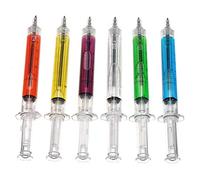 Divistar, penne a sfera a forma di siringa, per infermiere ospedaliere, 4 pezzi