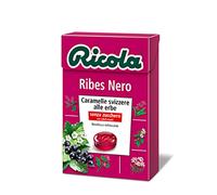 Ricola Ribes Nero Senza Zucchero 50 G 20 Pezzi senza glutine