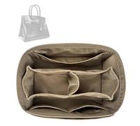 Divitize Premium Organizer compatibile con Hermes Birkin 20/25/30/35/40/45 - in Nylon Impermeabile, Spazio Extra e Supporto, Design su Misura, 24+ Colori (Musk, for BK20)