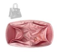 Divitize Premium Organizer compatibile con Hermes Birkin 20/25/30/35/40/45 - in Seta Artigianale, Vestibilità Perfetta, Spazio Extra e Supporto, 24+ Colori (Camel, for BK25)