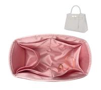 Divitize Premium Organizer compatibile con Hermes Kelly 20/25/28/32/35/40 - in Seta Artigianale, Vestibilità Perfetta, Spazio Extra e Supporto, 24+ Colori (Bubblegum, for KLLY 28)
