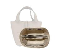 Divitize Premium Organizer compatibile con Hermes Picotin 18/22/26 - in Feltro Artigianale, Rivestimento Totale, Base Rinforzata, Design su Misura, 24+ Colori (Lime, for Picotin 18 (PM))