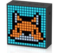 Divoom Timebox evo - Speaker Bluetooth Portatile Wireless, Pixel Art, LED, controllo tramite App, funzioni Smart, con bassi potenti, supporta radio sveglia, con microfono (nero)