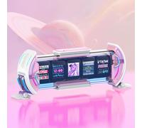 Divoom Times Gate Display di Arte Pixel WiFi - Orologio Digitale LED RGB Smart con Controllo App per Stanza dei Giochi, Decorazione Ufficio, Schermo a Colori ad Alta Risoluzione