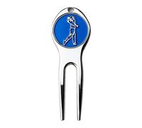 Divot Strumento di Riparazione - Angelo di Zinco, Pennarello di Nichel, Design Anti - Accessorio Leggero Portatile | Grande Strumento di Riparazione del Golf con Manico ergonomico per Prato