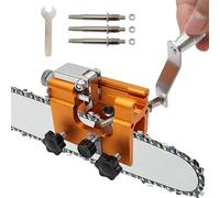 Divove Affilatrice per motosega, a manovella portatile, affilatrice per catena, affilatrice per motosega, accessori per tutti i tipi di motoseghe