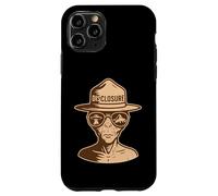 Divulgazione Alien Park Ranger UFO UAP Retro Sci-Fi Grafica Custodia per iPhone 11 Pro