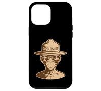Divulgazione Alien Park Ranger UFO UAP Retro Sci-Fi Grafica Custodia per iPhone 12 Pro Max