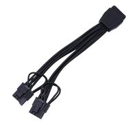divuukyi 12PIN A 2x 6+2 Scheda Grafica Connettore di Alimentazione PCIE 12Pin Splitter Scheda Video Direttamente Alimentazione 15CM