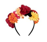 divuukyi Cerchietto per capelli con fiori per feste in Messico, per feste di Halloween, feste a tema, accessori per le vacanze