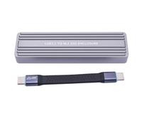 divuukyi Solid Disk Housing Case USB C 3.2 Gen2x2 Fino a 20Gbps Trasferimento Dati Due Protocolli Per 2242/2280 Disk Box