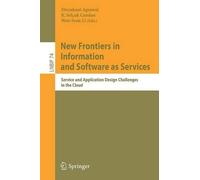 Divyakant Agraw New Frontiers in Information and Software as Servic (Tascabile)