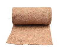 DIWAL Rotolo di Rivestimento in Cocco Tappeto in Fibra di Cocco 12x120 Pollici Rotolo Naturale per Fioriere, Vasi Appesi, Pareti Vegetali, Drenaggio delle Radici, Pacciamatura(12x20 inch(30x50cm))