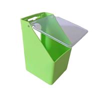 diwedaso Ciotola per l'alimentazione efficiente degli uccelli che garantisce un accesso sicuro e comodo all'acqua e al cibo per i pappagalli. Mangiatoia, Verde, 14x10x8.5 cm