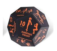 diwedaso Trasforma la tua routine di esercizi con il gioco di dadi per il fitness e porta le tue abitudini fitness a un livello superiore. Dadi digitali arrotondati a 12 facce da viaggio PU.