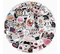 DIWSO Dark Romance 100 Pezzi Vinile Colorato Adesivi Impermeabili Per PC Laptop Telefono Cellulare Bottiglia Valigia Tazza Chitarra iPad Macbook Skateboard Frigo ldee Regalo