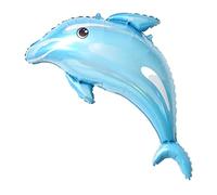 DIWULI Palloncini Compleanno Delfino Blu Decorazione Pesce