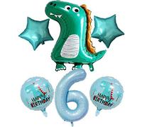 DIWULI Palloncini Compleanno Dinosauro 6 Anni - Set