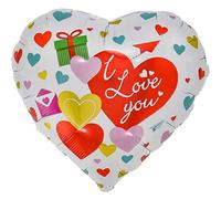 DIWULI Palloncino Cuore I Love You - Nozze Compleanno Amore