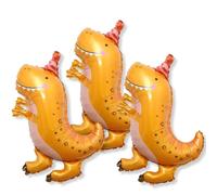 DIWULI Set 3 Palloncini Dinosauro Arancione
