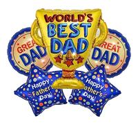 DIWULI Set Palloncini World's Best Dad - Festa Papà