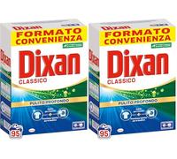 Dixan Classico Pulito Profondo, Detersivo Lavatrice polvere per eliminare le macchie ostinate, formato da 95 lavaggi (Confezione da 2)