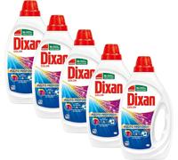 Dixan Detersivo Lavatrice Liquido Color, 5 confezioni da 22 lavaggi, 110 lavaggi
