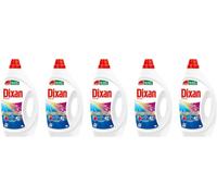 Dixan Detersivo Lavatrice Liquido Color, 5 confezioni da 42 lavaggi