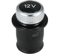 Dixhills Accendisigari auto protezione antipolvere 12 V cromato tappo di copertura per accendisigari copertura di ricambio per A3 A4 A6 A7 A8 numero di parte 4H0919311 8W0919311