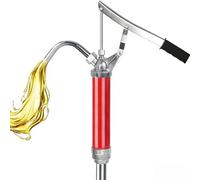 Dixhills Pompa a barile con leva e tubo retrattile per fusti da 15 a 55 galloni, pompa a mano, pompa a manovella per olio, diesel, cherosene, olio lubrificante, acqua