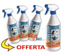 Dixi VETRO STOP → 750 ML → 5 / 10 Lt - Detergente Antistatico per Vetri