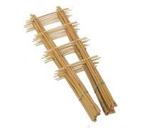 DIXIE STORE Graticcio per scale in bambù realizzato con bastoncini di bambù per supportare piante in vaso e sospese supporto per piante in legno di bambù 1 set x 10 pezzi Lunghezza 75 cm 2S