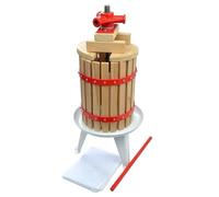 Dixiestore - torchio per frutta manuale con 2 teli torchio abbinati e lievito di vino - torchio per frutti di bosco manuale - torchio per mele manuale - torchio per uva - torchio per frutta 6 litri