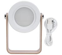 DIXII Lampada da tavolo, lampada da comodino USB da 5 V ?? Luce notturna a LED regolabile con batteria al litio da 1200 mAh pieghevole protezione per gli occhi per camere da letto, sale studio