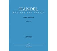 Dixit Dominus HWV 232 (Psalm 109). Klavierauszug, Urtextausgabe