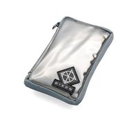 Dixon Drummer's Pouch Bag PCB-DPM-HP - Borsa per accessori metallizzata con scomparti in rete, fissaggio a gancio e passanti per cintura, 18 x 13 cm per batteristi