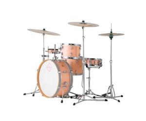 Dixon Little Roomer PODL520PF - Set di percussioni compatte in mogano, 5 pezzi, per studio, palcoscenico e concerti acustici, colore pesca