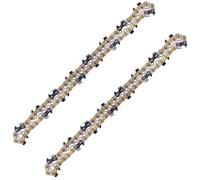 DIY-24H | 2 catene per sega 3/8 1,1 mm 50 TG, lunghezza di taglio 35 cm, scalpello completo, compatibile con Stihl 017 018 MS181 190T