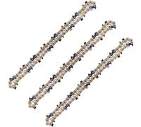 DIY-24H | 3 catene di ricambio per motoseghe a scalpello pieno 3/8" 44TG 1,1 30 cm lunghezza di taglio, compatibile con Stihl MS 170 180 190