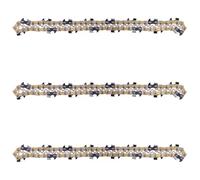 DIY-24H | 3 catene per sega a scalpello pieno compatibile con Parkside PKSA 40 Li A1 A2 B2 40 cm lunghezza di taglio 3/8 LP 56 TG 1,1 mm