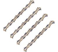 DIY-24H | 4 catene per sega a scalpello pieno 25 cm lunghezza di taglio, 40TG 3/8 1,1 mm compatibile con Dolmar Maktita Husqvarna Einhell