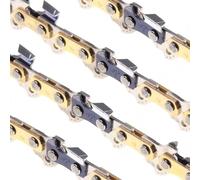 DIY-24H | 4 catene per sega a scalpello pieno 25 cm lunghezza di taglio, 40TG 3/8 LP 1,1 mm compatibile con Dolmar AS1925Z Makita DUC254Z