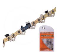 DIY-24H Catena per motosega a scalpello completo, lunghezza di taglio 35 cm, 52TG 3/8 P 1,1 mm, compatibile con Stihl, Dolmar, Bosch, Makita, Einhell
