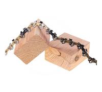 DIY-24H Catena per motosega, scalpello completo, lunghezza di taglio 35 cm, 3/8LP 52TG 1,1 mm, compatibile con Bosch AKE
