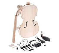 DIY 4/4. Kit Violino A Grandezza Naturale Violino In Legno Massello Naturale Con EQ. Corsa Con Tacchiera Abeti In Acero Abete Superiore corpo della chitarra fai da te (Color : 3/4)
